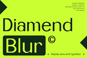 Diamend Blur, a Sans Serif Font by Craft Supply Co. (Thumbnail 1 of 8)