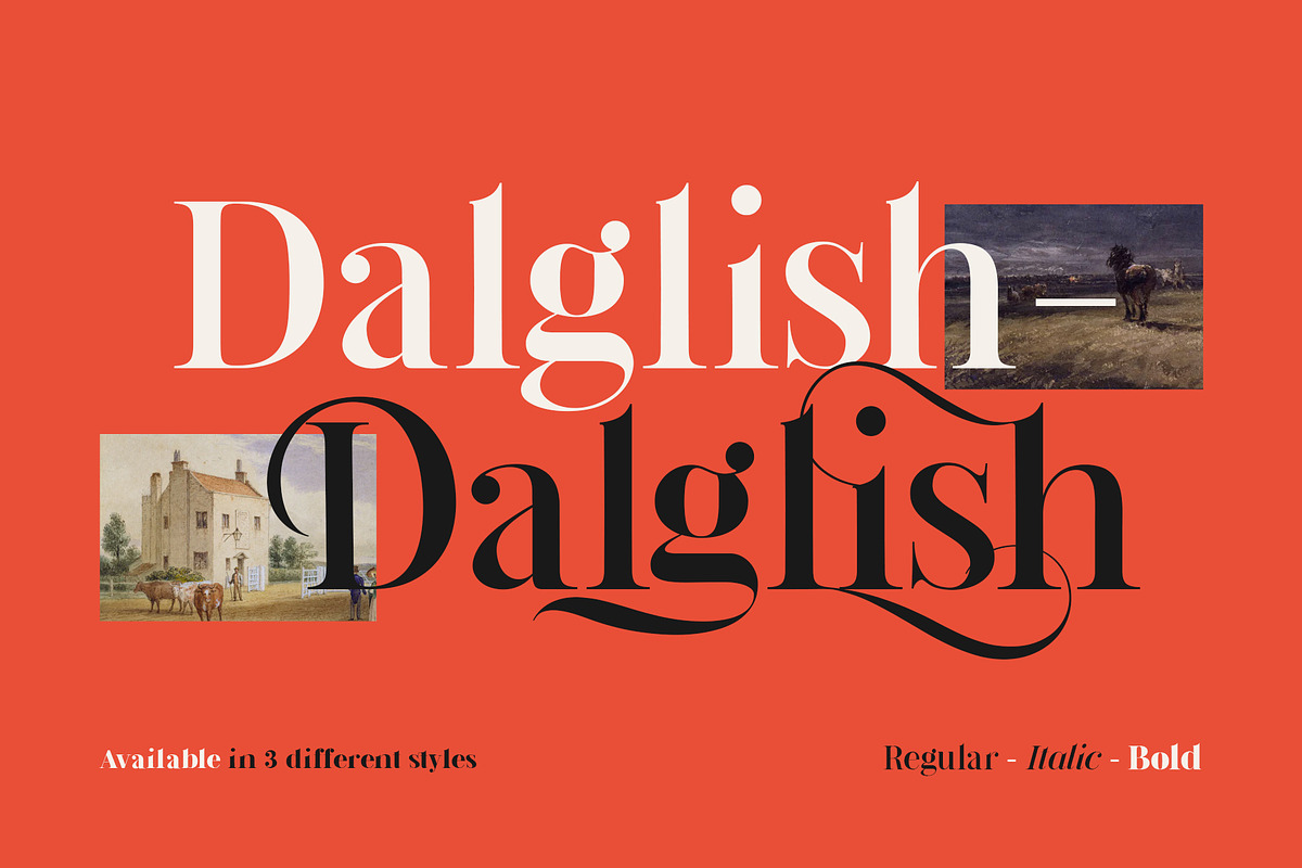 Dalglish Typeface, a Serif Font by Damelev (Photo 2 of 13)