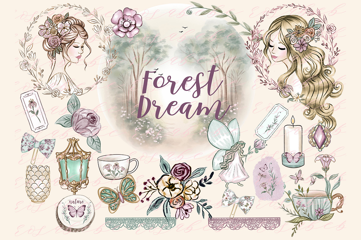 Forest Dream, a Seasonal Illustration by Rosabebe