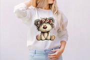 Whimsical Easter Teddy Bear Clipart, an Illustration by SVGArt (Thumbnail 5 of 6)