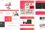 Cortenza - Creative Agency PSD, a Landing Page Template by Spartak Vee (Thumbnail 3 of 4)
