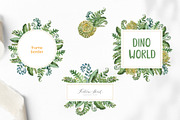 Dino World. Watercolor collection., an Animal Illustration by Kate_Rina (Thumbnail 9 of 16)