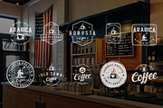 10 Vintage Coffee Logo Badges, a Branding & Logo Template by dreamwaves (Thumbnail 2 of 3)