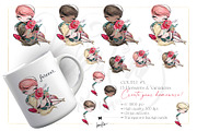 Valentine Clipart & Patterns Bundle, a Branding & Logo Template by KaramfilaS (Thumbnail 4 of 18)