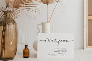 Palm Honey // Modern Lovely Script