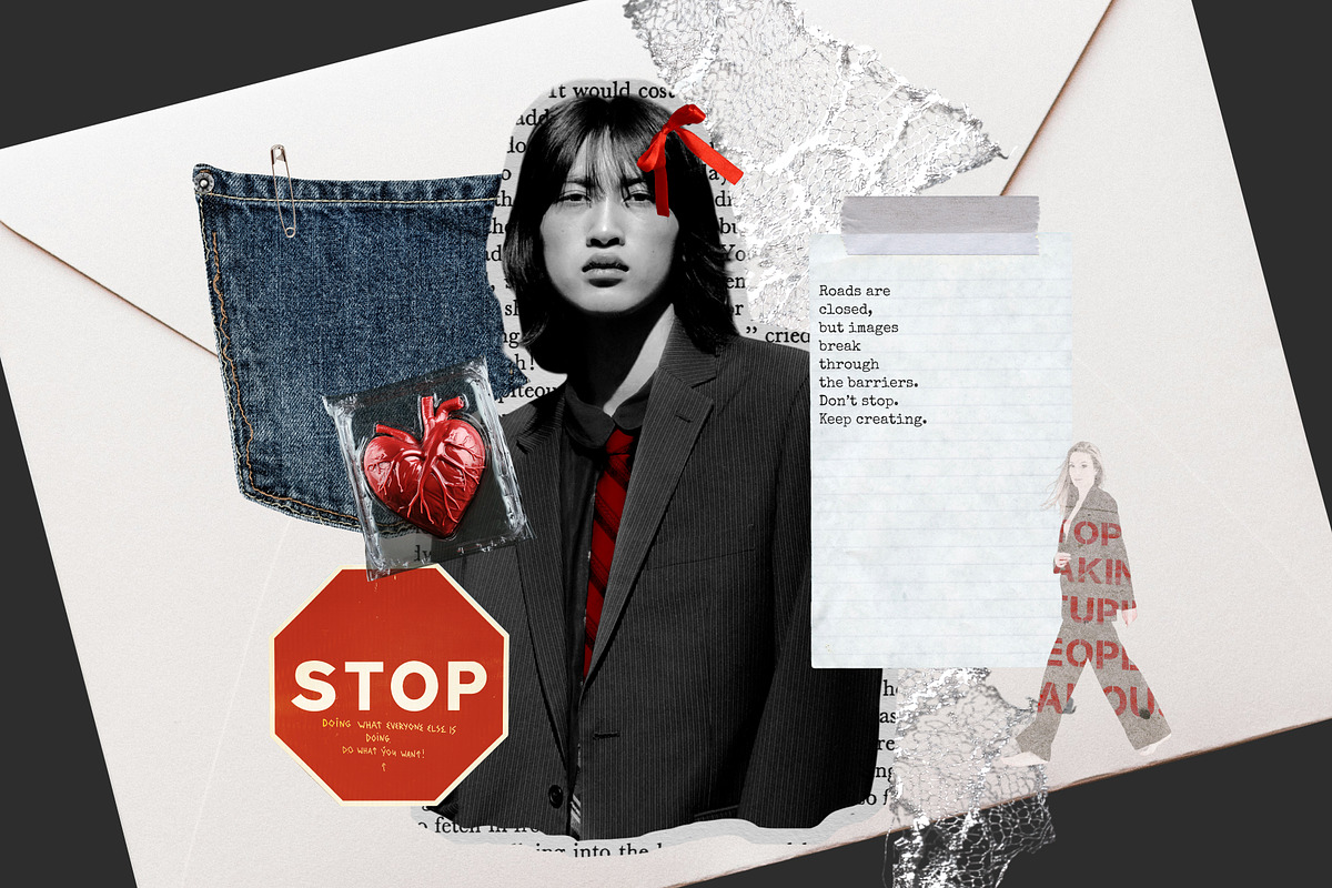 Do not pass # Collage Pack, an Object Graphic by Feelsoul (Photo 2 of 11)