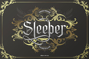 Belligoes Blackletter Font, a Blackletter Font by alit design (Thumbnail 5 of 15)