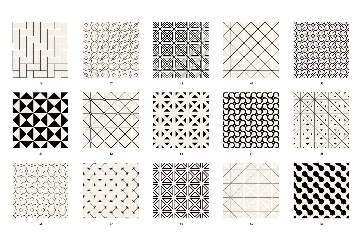 Essential Bundle. Seamless Patterns, a Pattern Graphic by Curly_Pat (Photo 7 of 13)