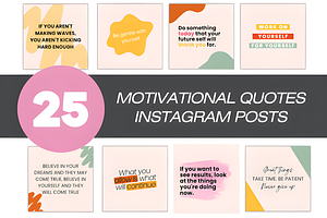 Instagram Quotes Canva Template, a Presentation Template by Ink Gallery