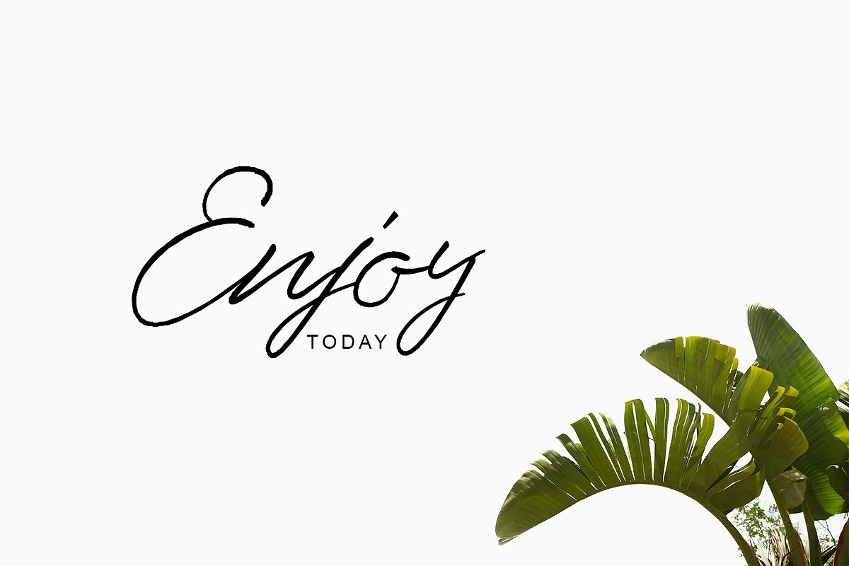 Senja script font, a Script Font by Emyself Design (Photo 6 of 7)