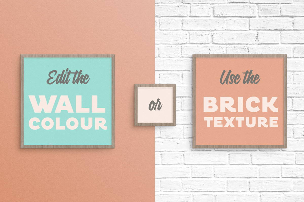 Poster Frame Mockup – fits ALL sizes, a Print Template by w/studio (Photo 3 of 5)
