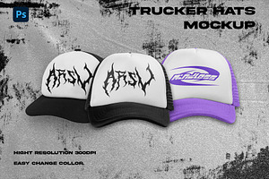 TRUCKER HAT MOCKUP