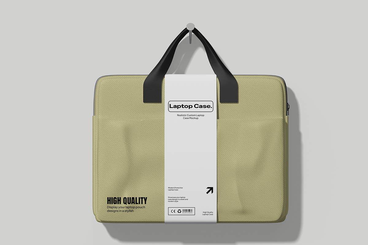 Laptop Case Mockup, a Packaging Mockup by Permadi Creative (Photo 2 of 5)