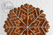 CHRISTMAS MANDALA Multilayer Decor, a Design Template by LaserCutano (Thumbnail 9 of 10)