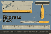 Printers Pack + 8 BONUS Textures, a Texture Graphic by BRNK (Thumbnail 1 of 5)