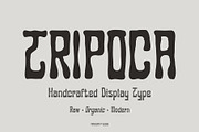 Tripoca – Handcrafted Display Font, a Handwritten Font by Panatype™ Studio (Thumbnail 1 of 9)