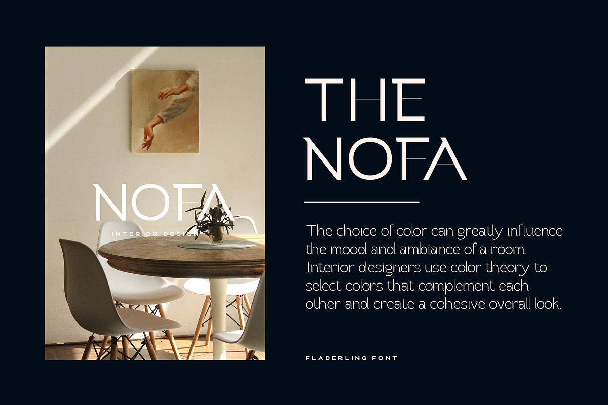 Fladerling - The Elegant Logo Font, a Sans Serif Font by Graphicfresh (Photo 2 of 10)