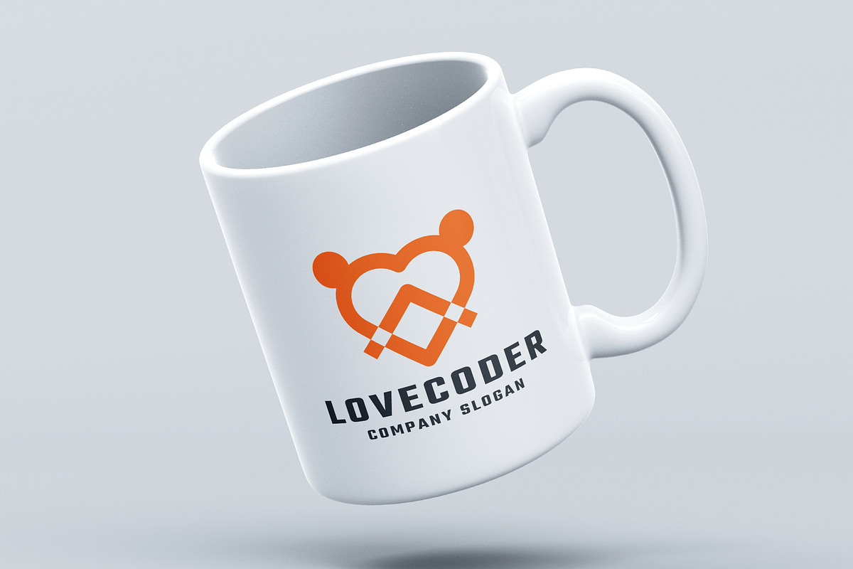 Love Coder Technologies Logo, a Branding & Logo Template by Design_Planet (Photo 4 of 4)