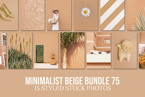 Minimalist beige bundle 75
