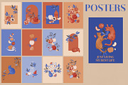 Cats & Fruits | Posters Collection, a Food Illustration by Anastezia Luneva (Thumbnail 6 of 10)
