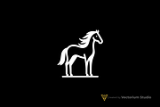 Bold Horse Minimal Logo, a Branding & Logo Template by Vectorium Studio (Thumbnail 2 of 3)