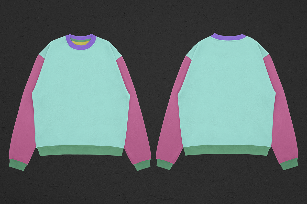 Realistic Boxy Crewneck Mockup, a Hoody Mockup by Uncentrifuged Pressure (Photo 4 of 7)