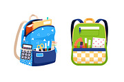 School backpacks and bags set, an Education Illustration by Good Studio (Thumbnail 5 of 7)