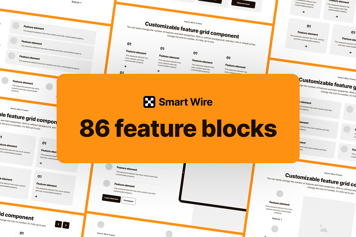 Smart Wire Frame Kit, a Wireframe Template by CreativeUI (Photo 7 of 10)