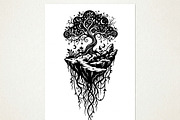 Elegant dream tree silhouette design, a Healthcare Illustration by Amazin_art (Thumbnail 33 of 43)