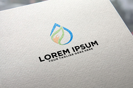 BioFuel minimalist line logo design
