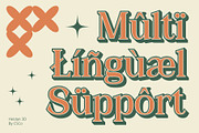 Heidan 3D, a Serif Font by Craft Supply Co. (Thumbnail 7 of 8)