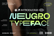 Neugro Typeface (50% OFF), a Sans Serif Font by Godbless Studio (Thumbnail 1 of 14)