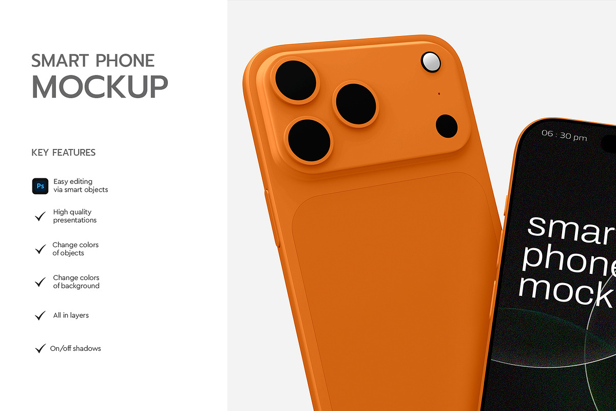 iPhone 17 Pro Max Mockup, a Product Mockup by graphypix (Photo 2 of 4)