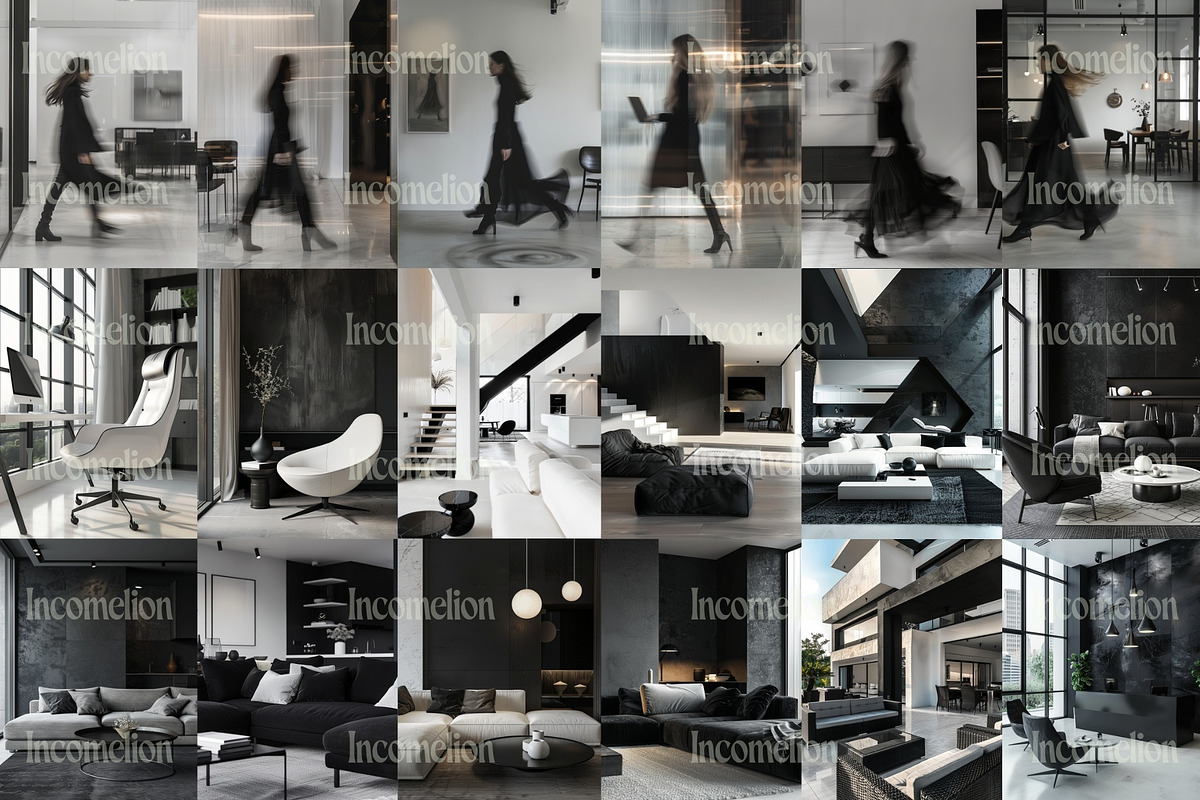 100 Black Aesthetic Home & Office, an Arts & Entertainment Photo by Incomelion (Photo 4 of 7)