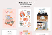 Book Lovers & Bookworms clipart, an Object Illustration by Ruslana Lubenets (Thumbnail 10 of 15)