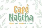 Cafe Matcha, a Font by Orenari (Thumbnail 1 of 7)