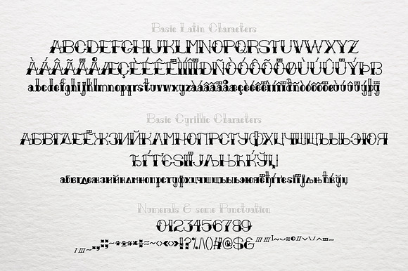 Old school font preview 6
