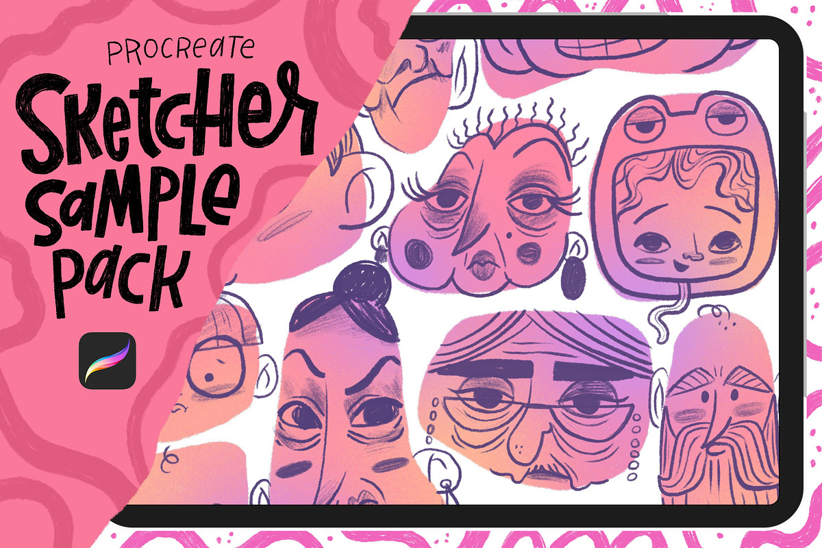 Sketcher Brushes Pack Procreate, a Brush Add-On by studio.pancz (Photo 1 of 2)