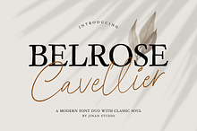 Belrose Cavellier A Modern Font Duo