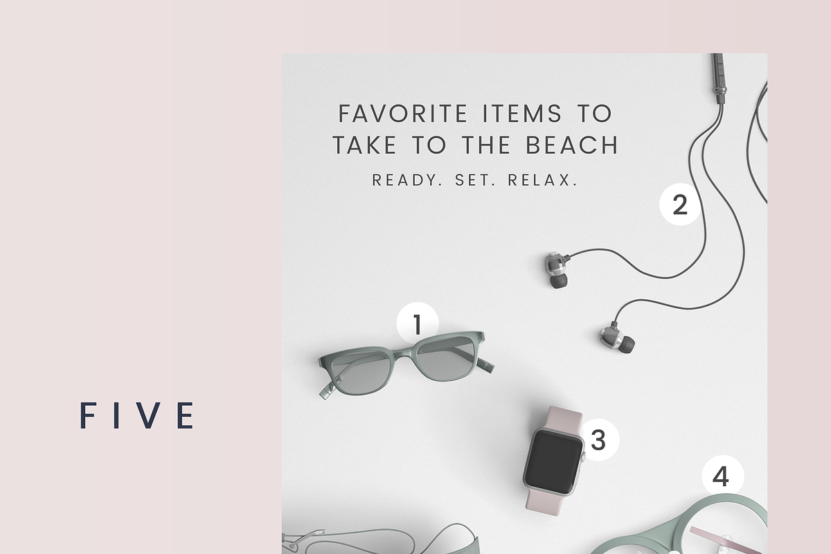 Light Pinterest Templates, a Social Media Template by Kimi Kinsey (Photo 7 of 8)