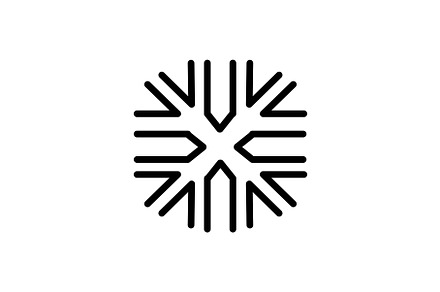 Snowflake color line icon. Geometric, an Object Graphic by Backwoods_studio