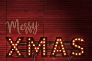 LightBulb Merry Christmas Signs, an Illustration by Solid Pixel (Thumbnail 12 of 15)