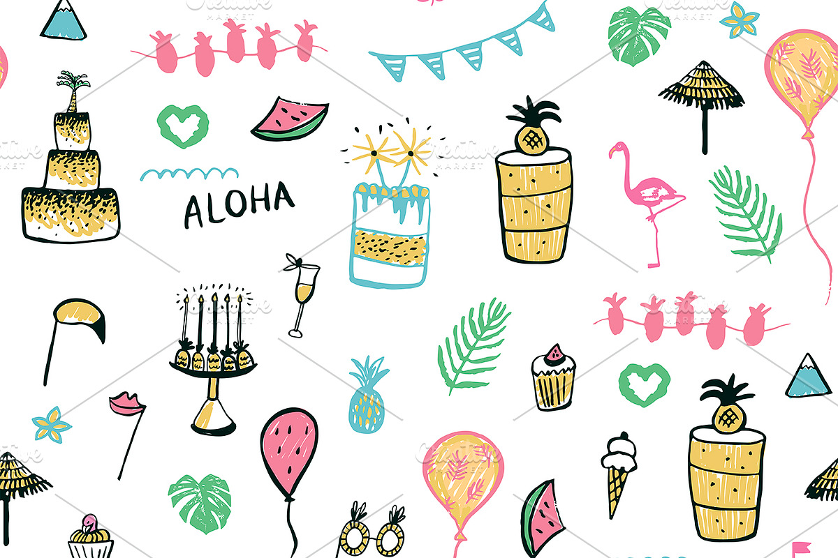 Flamingo Party, a Pattern Graphic by GooseFrol (Photo 14 of 15)