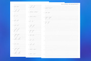 Lowercase letters American cursive, a Stationery Template by Good Worksheets (Thumbnail 2 of 2)