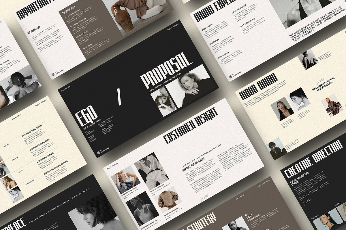 EGO Brand Proposal | Canva, a Branding & Logo Template by evgenystudio (Photo 3 of 10)