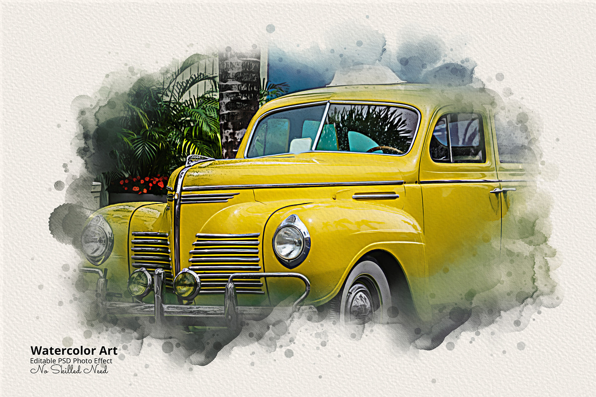 Editable Watercolor Photoshop Effect, an Action Add-On by Photoshop Action (Photo 17 of 17)