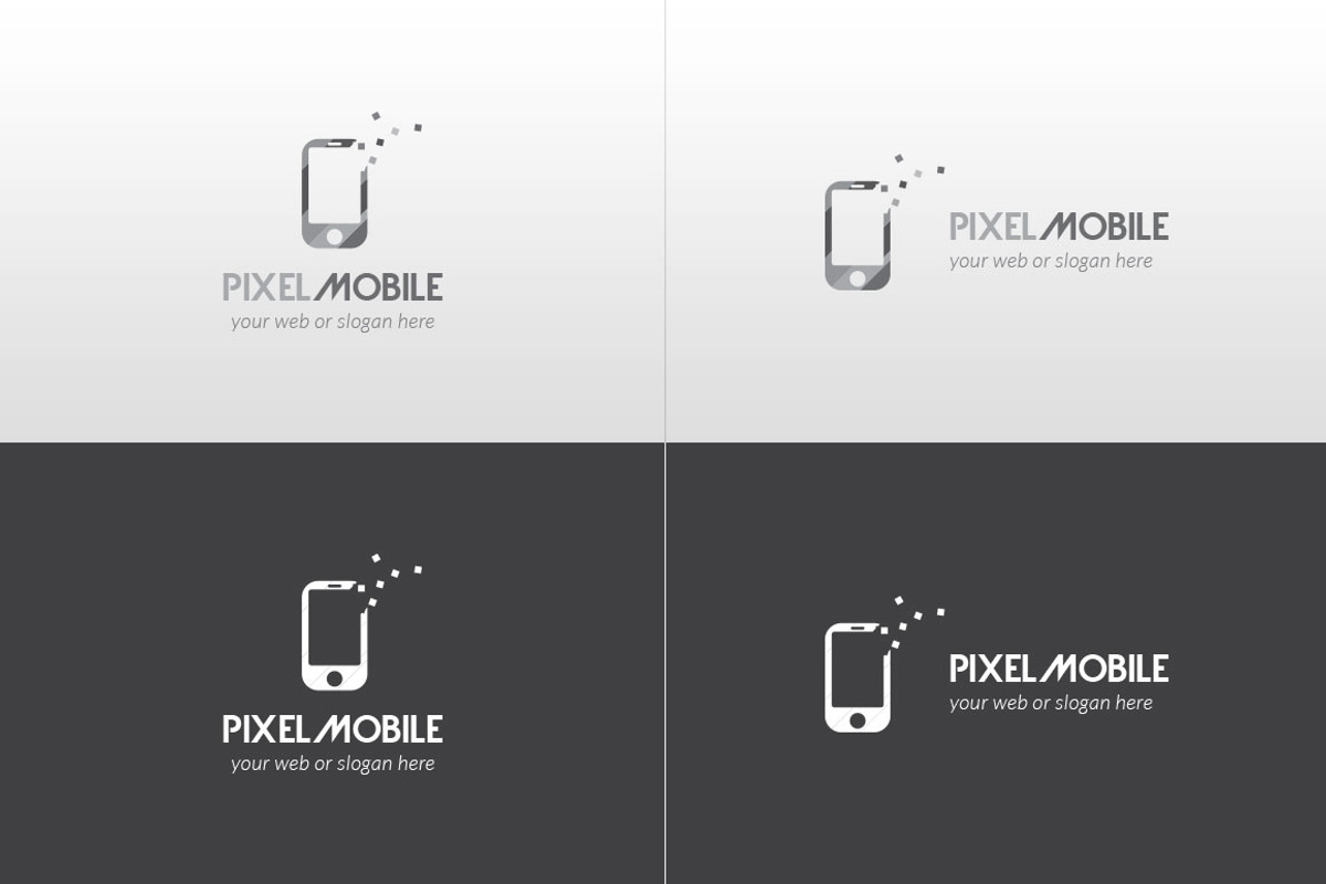Pixel Mobile Logo, a Branding & Logo Template by Dotnpix (Photo 5 of 5)