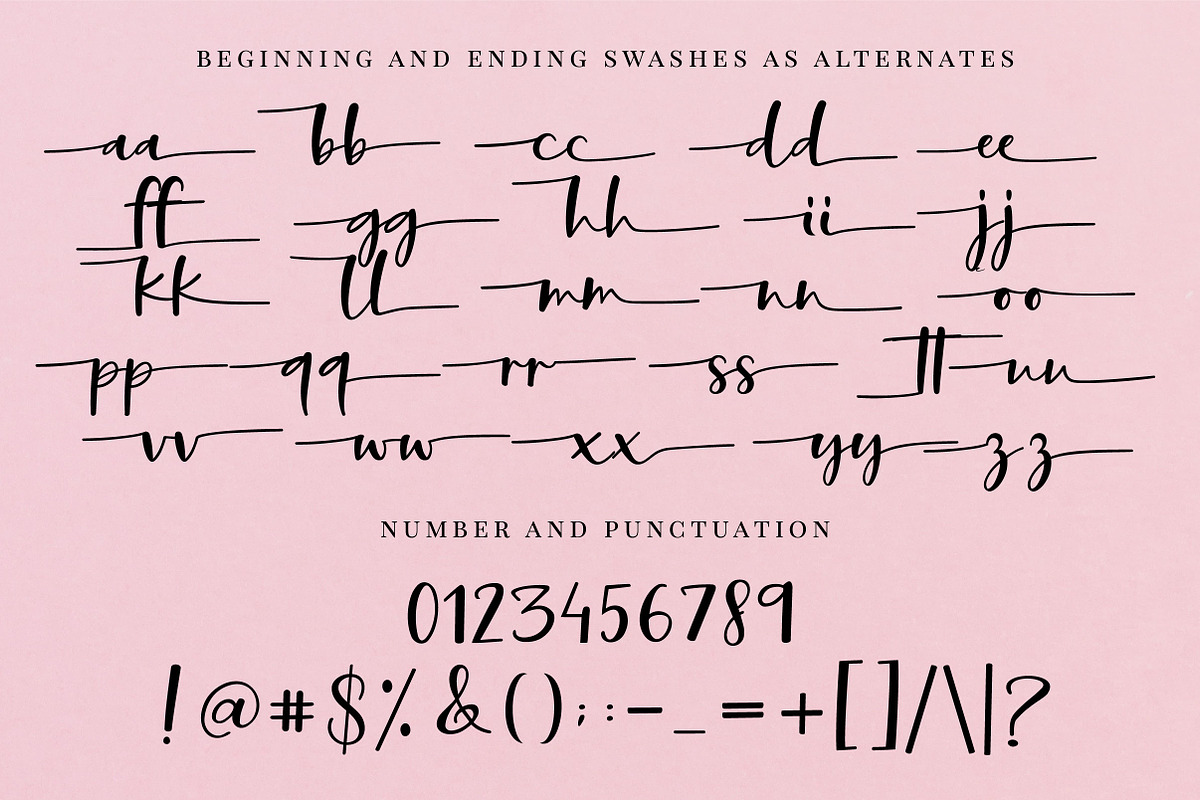 Manifestations Script Font, a Script Font by theinkaffair (Photo 9 of 11)