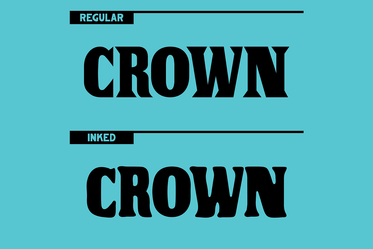 Heavy Crown Font, a Serif Font by Kern Club (Photo 3 of 8)