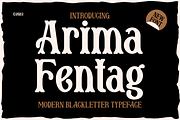 Arima Fentag - Old Decorative, a Blackletter Font by Marvadesign (Thumbnail 1 of 7)